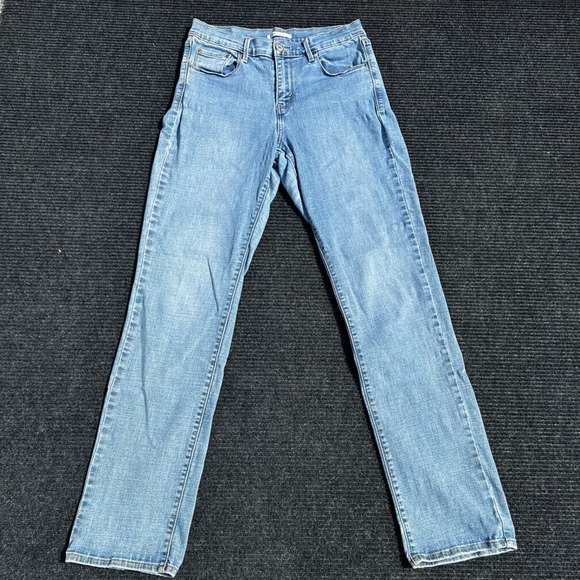 Levi's 505 Straight Leg Jeans‎ Light Wash Denim Pants Classic Fit Size W32 L31 - Picture 1 of 10